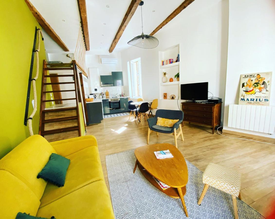 Vaste Et Charmant Loft Climatise Au Coeur De Marsella Exterior foto