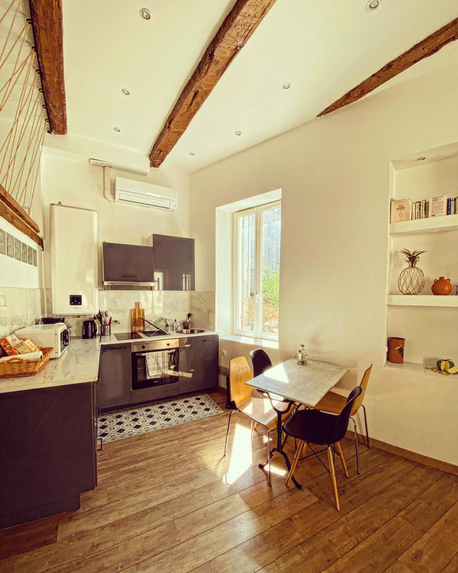 Vaste Et Charmant Loft Climatise Au Coeur De Marsella Exterior foto